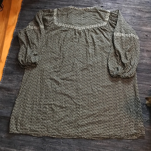 Old Navy Black and White Patterned Dress - Picture 5 of 9